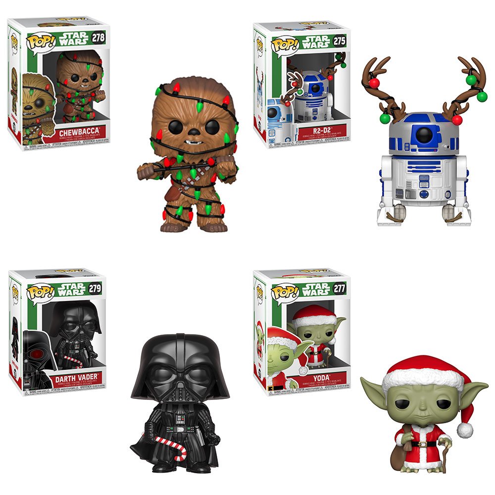 RT & follow @OriginalFunko for the chance to win a Holiday Star Wars Pop! prize pack!