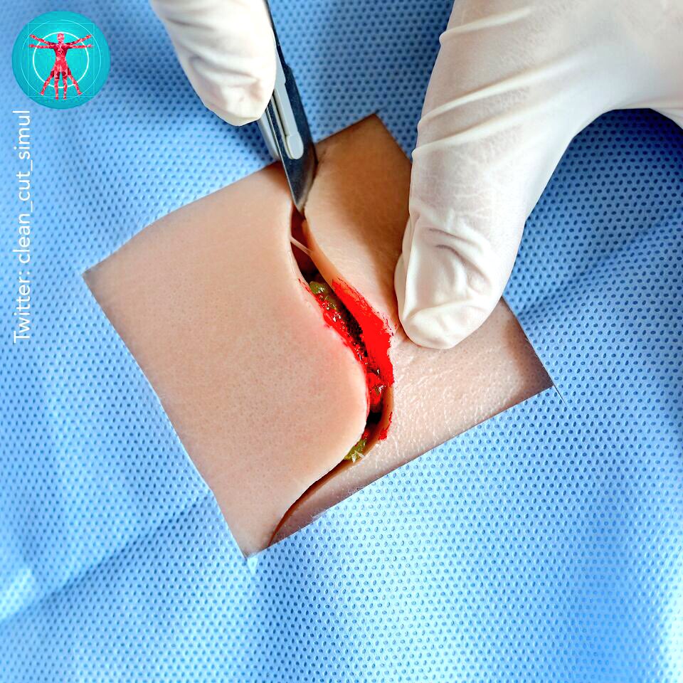 Clean_Cut_Simul's tweet photo. Thick, ultra realistic Silicone Pads, allow you to do multiple sutures at the same spot for effecient use 😍#surgery #suture_kit #clinical_simulation #2030 #smle #medical #suturing https://t.co/79j4xSjvq7