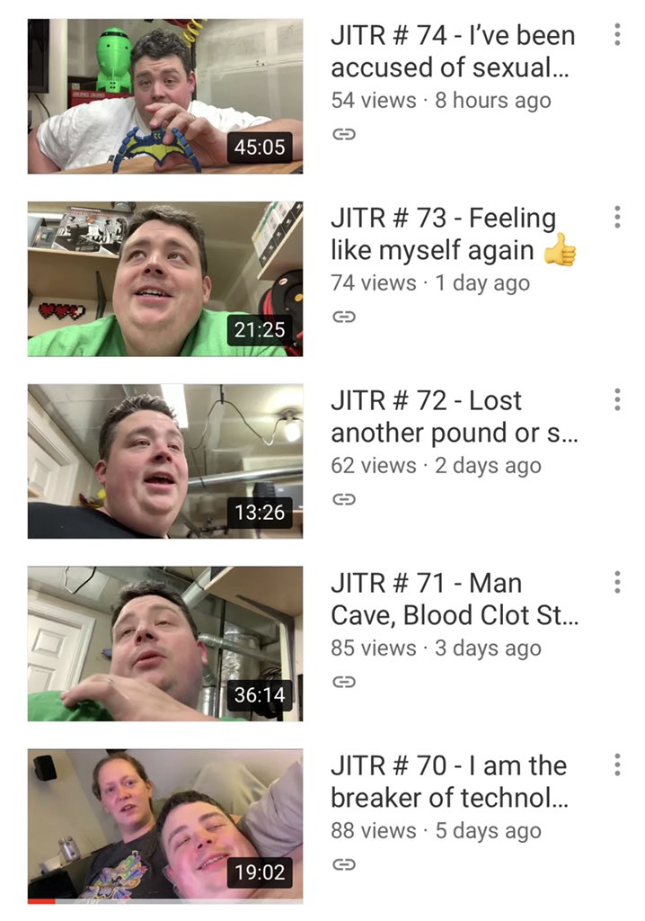 Barnacules's tweet photo. See behind the scenes daily videos in a troll free positive environment for $1 a month. Also, this is where I cronical my weight loss journey (down 37lb so far). Hope to see you there 👍 — https://t.co/pkRm90VCWn — #Keto #Vlog #JITR #Life #Weightloss #Diet https://t.co/bcgqI8xbR6