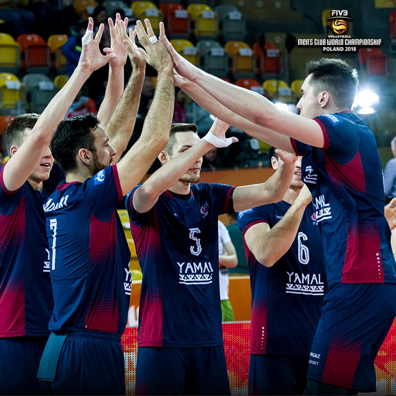 KMSPolska's tweet photo. Fakieł odpowiada - mamy 1:1.🏐🏐 https://t.co/gS12nwWjHV