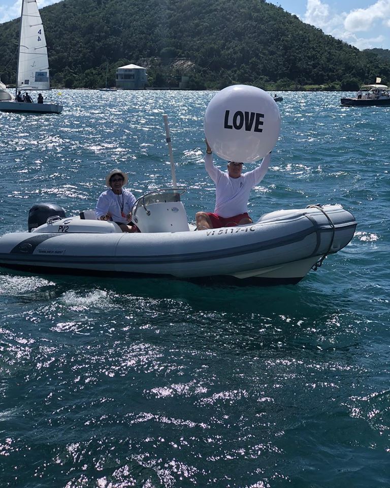 Huge Shout Out to Pat Bailey &amp; Ruth Miller “Umpire EXTRAORDINARIES”! @WIMSeries <a href="/bigloveball/">Big Love Ball</a> #dinghylove #WIMSeries #Virgin Islands