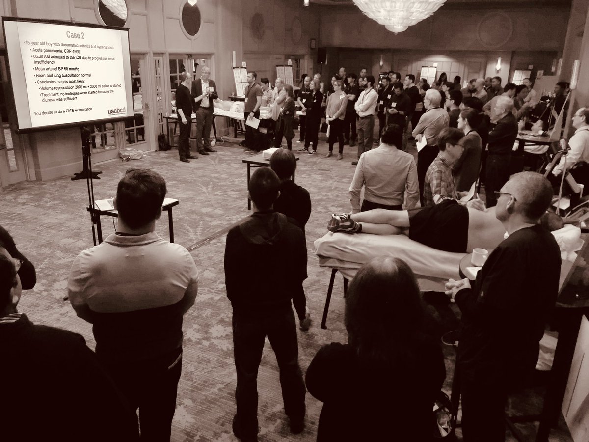 shaskinsMD's tweet photo. Everyone eagerly learning how to improve patient care and #SaveLives with #POCUS and #BasicFATE at #ASRAPOCUS18 @ASRA_Society @jan1boublik @mail2vincechan @Nadia_Hdz_MD https://t.co/ofyoelhQGY