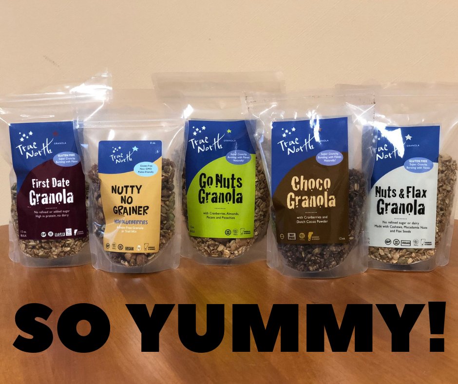 ParagonDigital's tweet photo. A big #THANKS to our friends at @TNGranola for the tasty treats! So delicious...and quickly disappearing! #crunchamuncha https://t.co/rvSUhgJIgu
