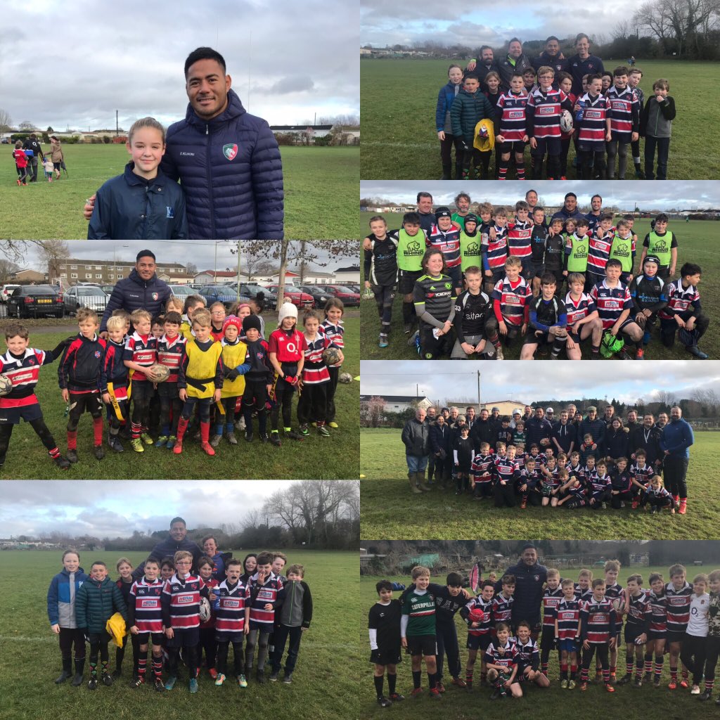 FreddieTuilagi's tweet photo. Great morning hanging out with the young future rugby stars at Grove RFC with @Manutuilagi after a tough day in the office ✌️#grassrootsrugby #futurerugbystars #shortsindecember 😂 https://t.co/GYm7YVVeEW
