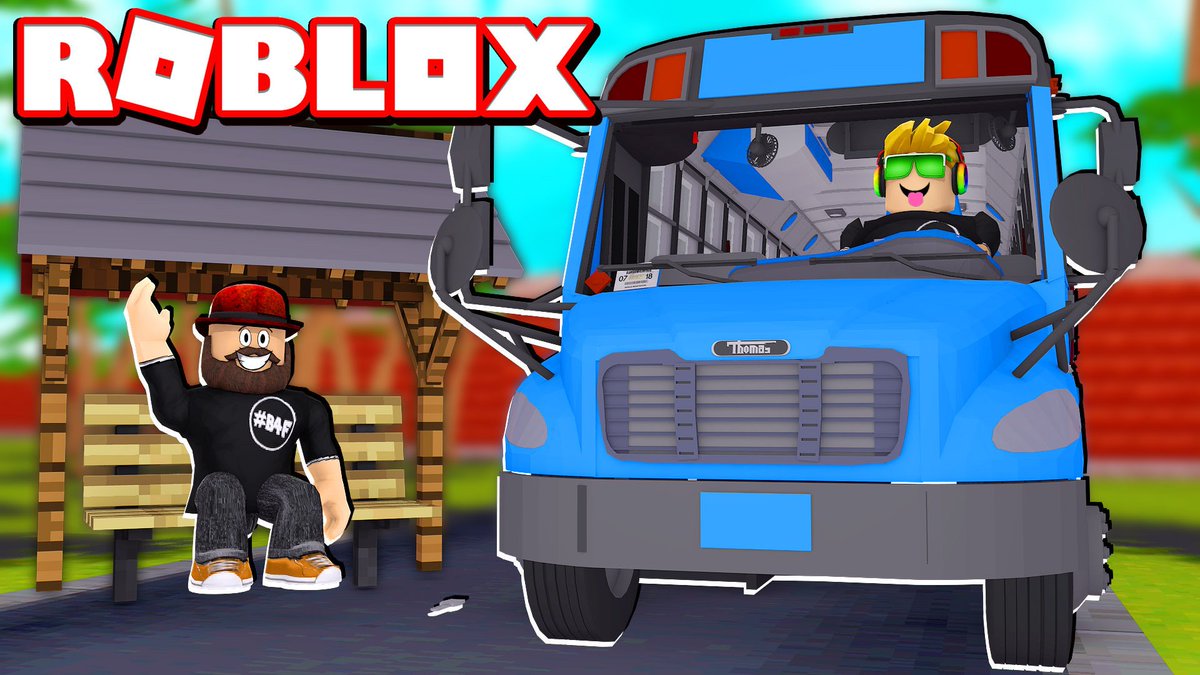 Blox4fun On Twitter Working As A Bus Driver In Roblox Vehicle