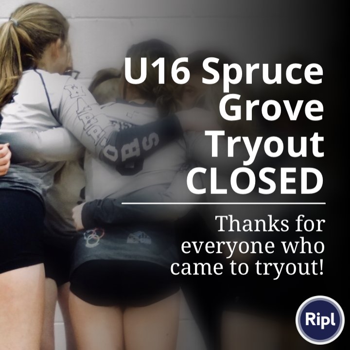 We have filled all of our positions for U16 West team! #ThankYou to everyone who attended tryout! #tawvc via ripl.com