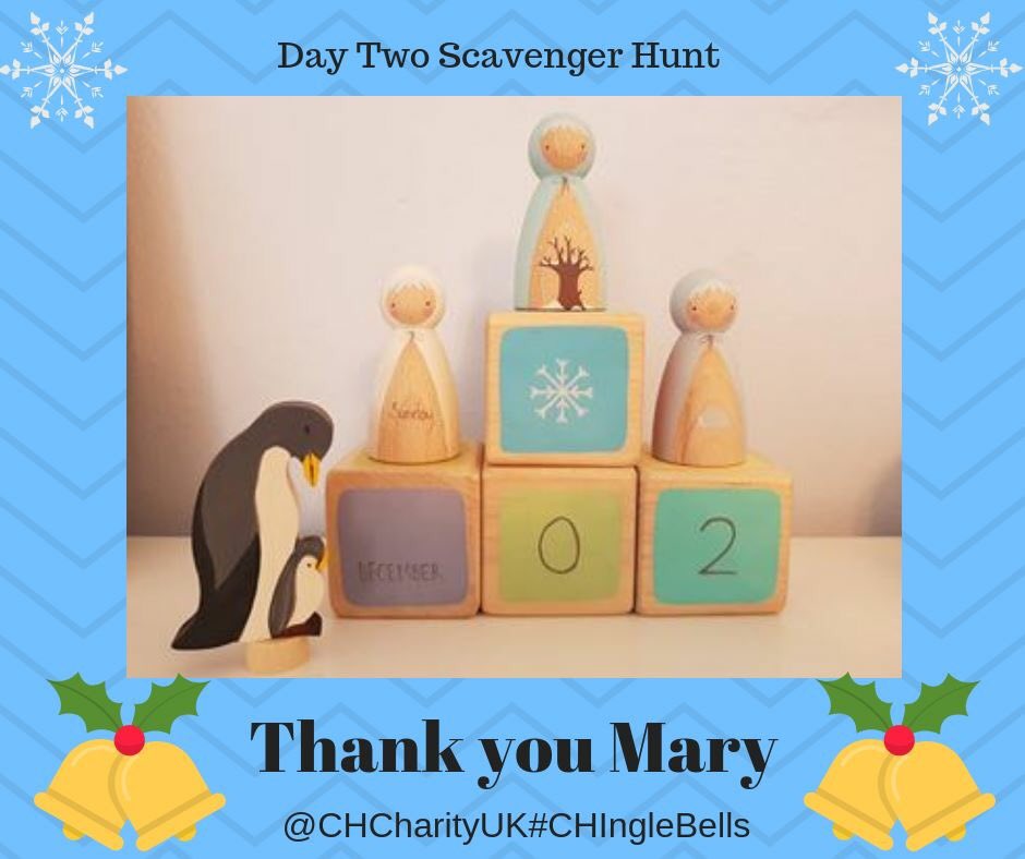 CHCharityUK's tweet photo. Its Day Two of our Scavenger Hunt and there have been some brilliant Penguin finds, including this one 😍Thank you Mary !! #CHIngleBells 🐧🐧🐧🐧 https://t.co/dtYtkSWhPl