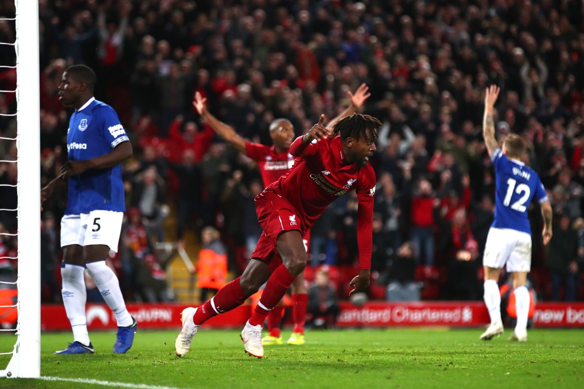 Origi celebra el gol de la victoria (@LFC).