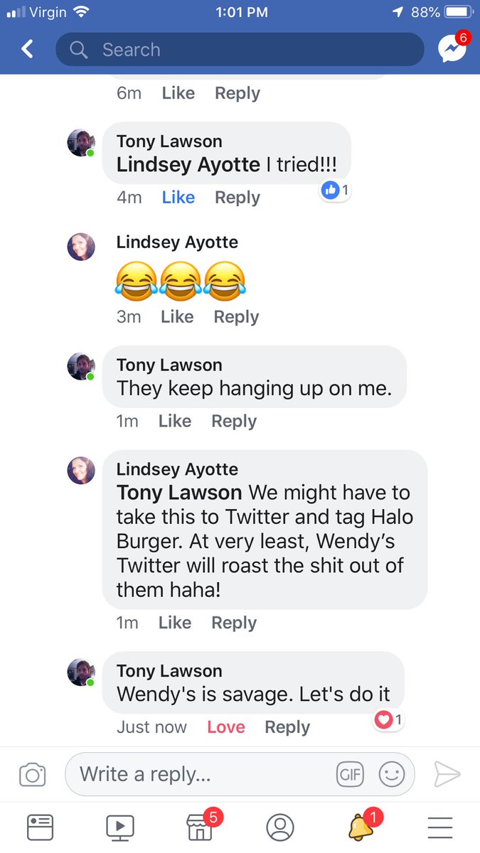 Lindseriously's tweet photo. @Halo_Burger This is unacceptable. It’s not TOO late to apologize to @Tonyjerkface! @Wendys would never do us like this!😂 #haloburger #wendys #SundayMorning #wtf #fastfood #nottoolate #grammarnazi #grammar https://t.co/vxlUGoAYkM