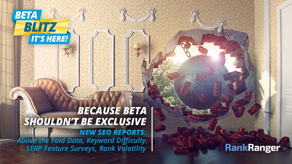 RankRanger's tweet photo. What does the future of SEO data & reporting taste like?
Unwrap Beta Blitz for a peek.... because beta reports this good shouldn't be for an exclusive few! https://t.co/ijClTKbP10
#BetaBlitz
#SEO https://t.co/dBsoLTbPMR