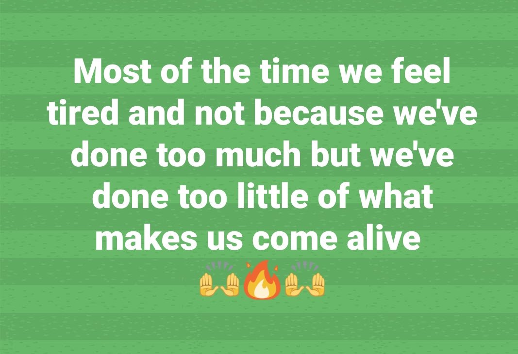 NeesyLayell's tweet photo. What makes you come alive? #SundayMorning #inspiring https://t.co/BPaCOcE2d2