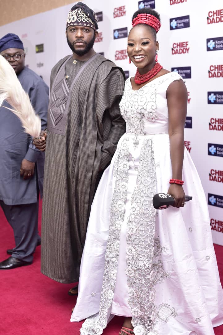 EbonyLife_TV's tweet photo. #VVIPEvents hosts @TosinOdunfa and @tomike_a showed out in their Nigerian attire. π
#ChiefDaddyPremiere #ChiefDaddyMovie #WhosYourDaddy https://t.co/yNPvGAL5rJ