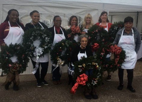 We had a great time at our first Wine, Women &amp; Wreath.
Check out our website for more upcoming events: 
partiesinbloom.net
#weddings #GIRLSNIGHTOUT #florist