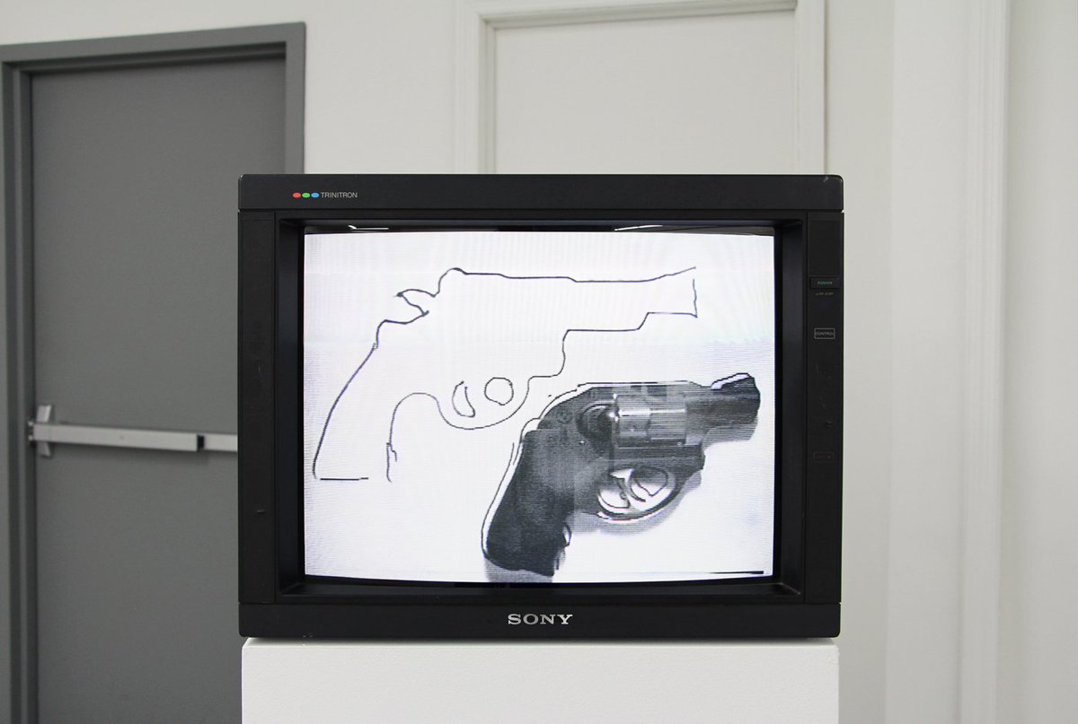 MicroscopeEvent's tweet photo. Last chance to see Matt Town's solo exhibit "PORTRAITS", featuring paintings, videos and a 35mm slide installation dealing w/ themes of memory, tracing, erasure, & collective critique and dialog. #matttown #portraits #microscopegallery https://t.co/gKJkzou5cU