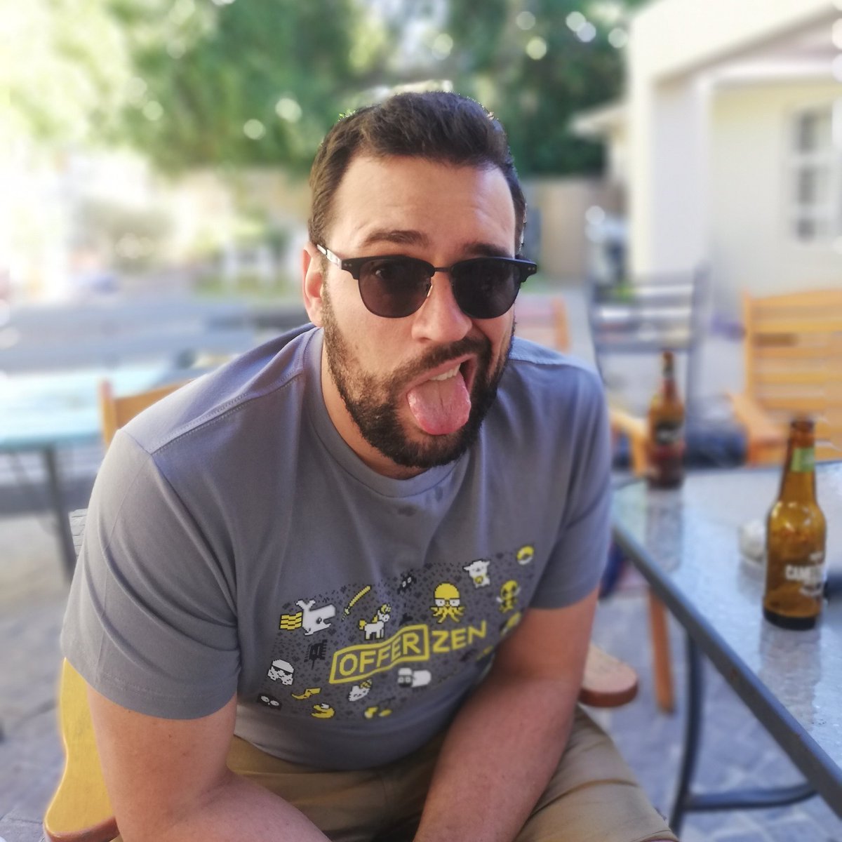 crypticg00se's tweet photo. Thanks for the new shirt @OfferZen. Also what you look like after #bsidescapetown!
#siliconcape #infosec #ineedanotherweekend #southafricantech https://t.co/4qJBIZTJOt