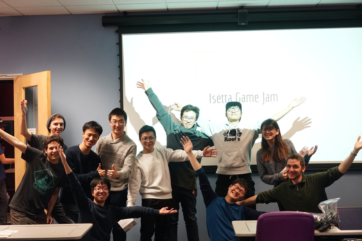 IsettaEngine's tweet image. A big thanks to all @cmuetc students who attended our Isetta Engine Game Jam yesterday (including prize winner @yeojoey)!