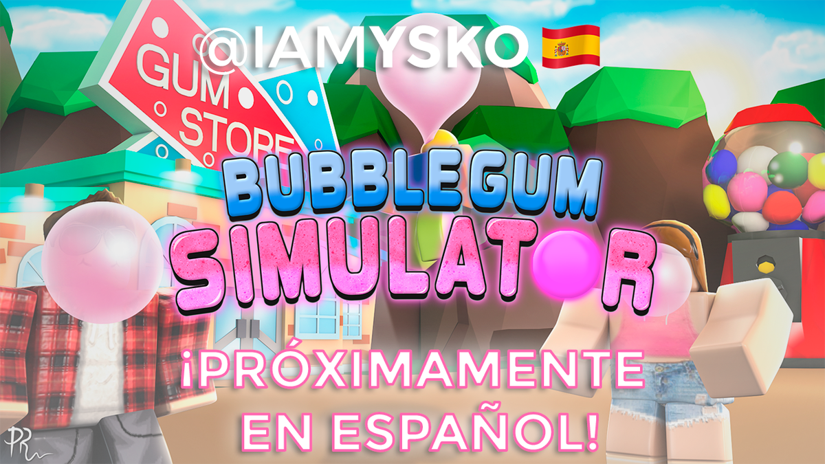 Rubén On Twitter Soon Bubble Gum Simulator Will Be - roblox bubble gum simulator getting the new free twitter