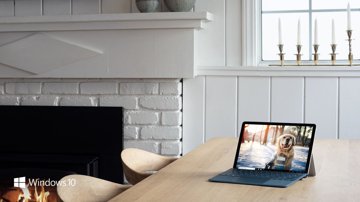 Windows's tweet image. Happy Hanukkah to you and yours from #Windows10.