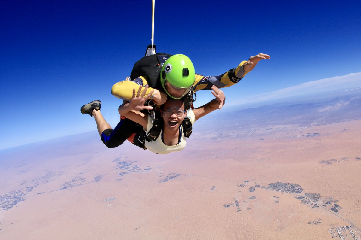 #Skydivedubai #desertcampus