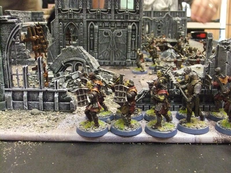 hotleadgaming's tweet photo. Lord of the Rings is a favorite at #HotleadCon Check out these fine orc minis hunting some forces of good. Do you lean more towards playing good guys or bad guys in games? https://t.co/soeVo9pq8q