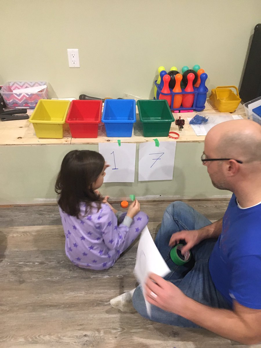 MrsBurnsLP's tweet photo. When your mom and dad are educators, bedtime comes to an abrupt stop to address a misconception! 😜 #buildingconceptualunderstanding #shesstillonboard #placevalueiskey https://t.co/x0JznKV5HS