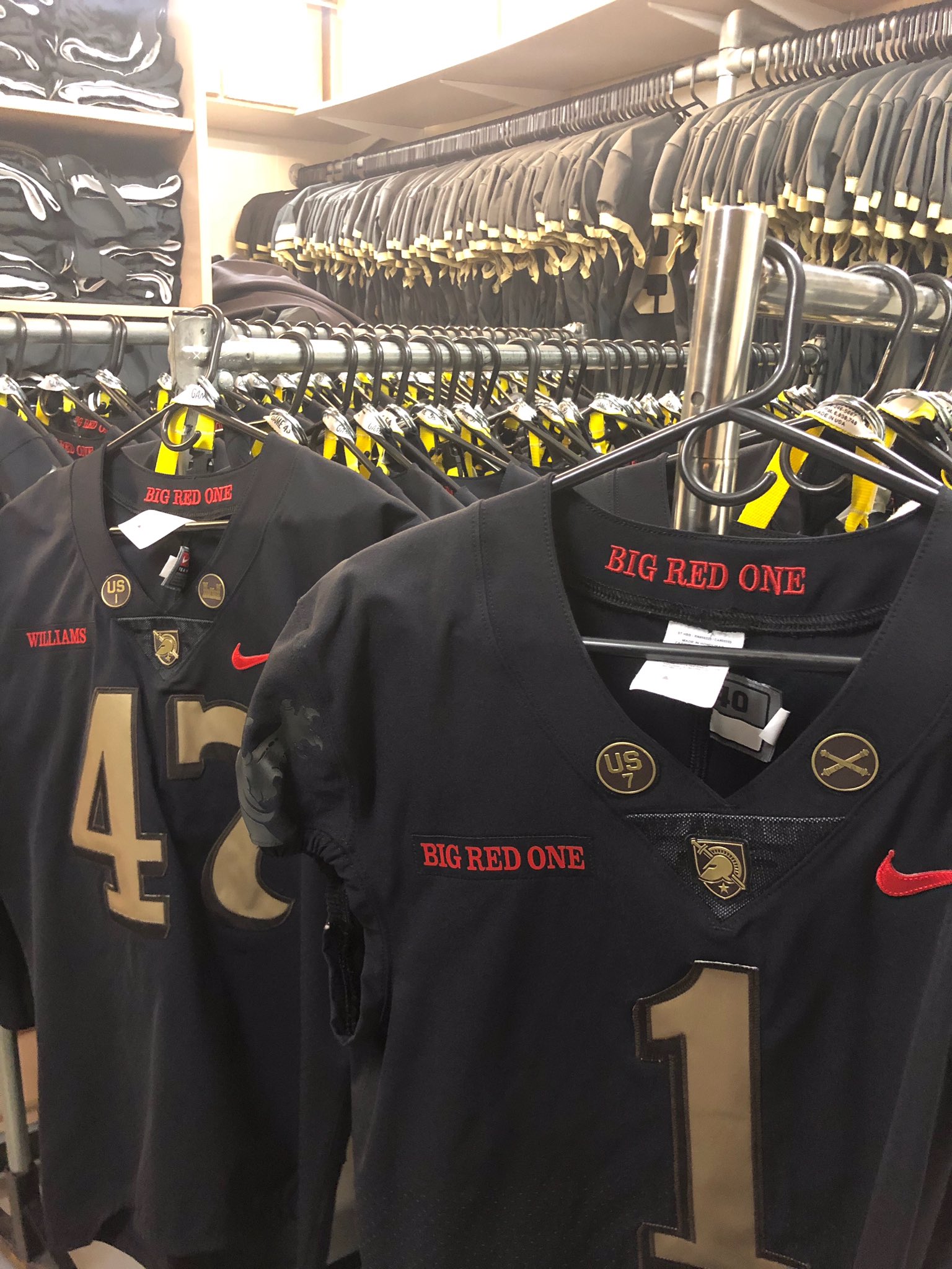 army red one jersey