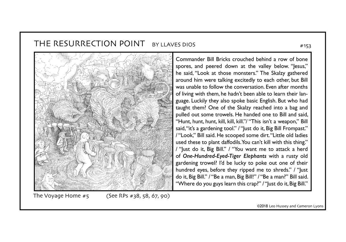 Respoint6's tweet photo. "Hunt, hunt, hunt, kill, kill, kill" #fardistantfuture #Resurrectionpoint #153 https://t.co/JtUso174e0