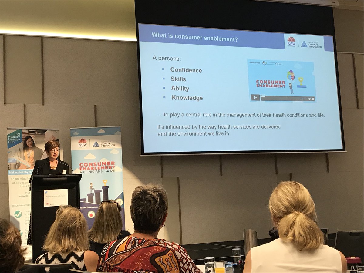 Launch of the consumer enablement guide #consumerenablement - great video explaining consumer enablement in the link —> aci.health.nsw.gov.au/resources/chro… <a href="/nswaci/">NSW Agency for Clinical Innovation</a>