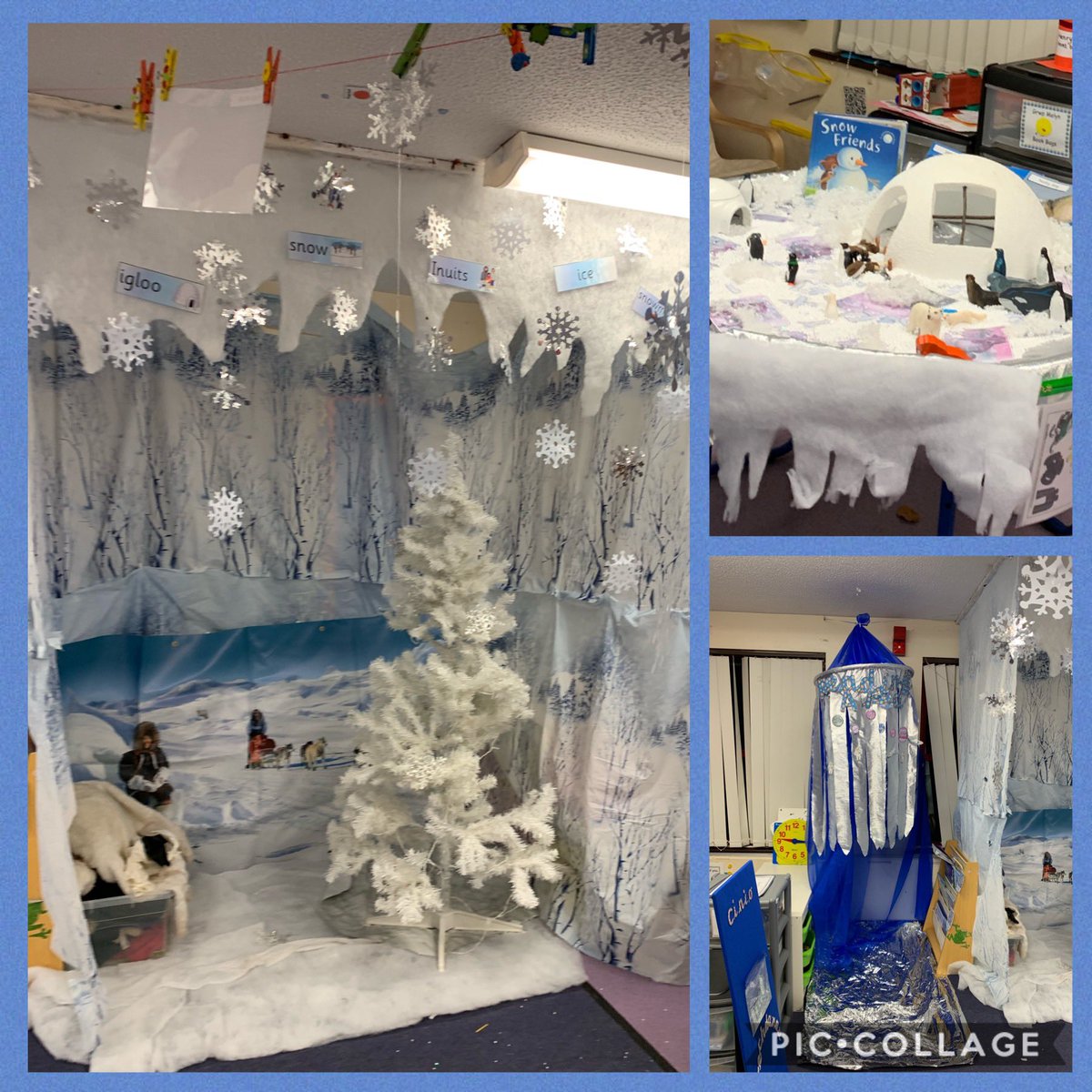 missmt123's tweet photo. winter wonderland delve and discover day was so much fun! The kids faces when they walked in was priceless! The hours of setting up was worth it😃 https://t.co/8XUSjbmz2G