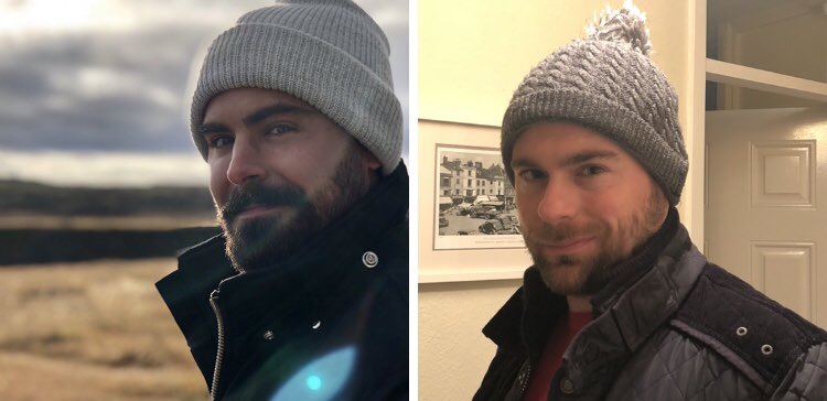BeniF87's tweet photo. Now im not saying I look like @ZacEfron but plenty of people seem to think I do 🤷🏼♂️ #ZacEfron #ZacAndBen #Broskis #SameAge #SameMonth #SameYear #SameBody 🙄 https://t.co/wL5UQI6UTE