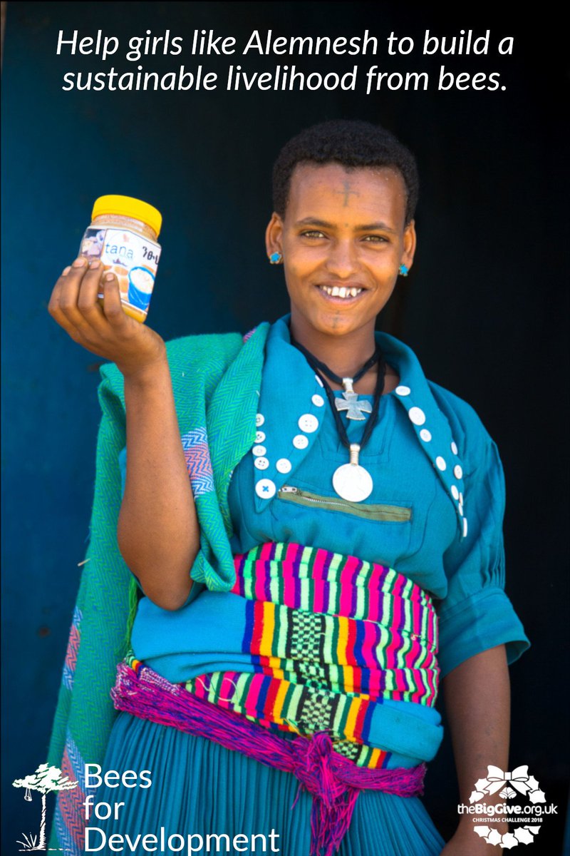 “I earned my own money selling honey &amp; this has given me hope for the future," - Alemnesh's story highlights the difference #beekeeping can make. 
Having escaped child marriage, the beekeeping skills she has learned have empowered her for life. Learn more: beesfd.org