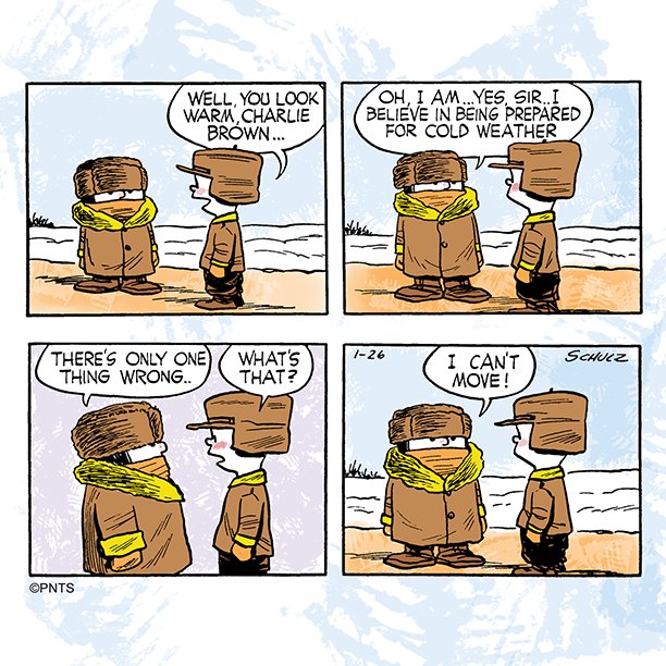 Snoopy's tweet photo. It's getting cold out! https://t.co/cU9ExpSb9j