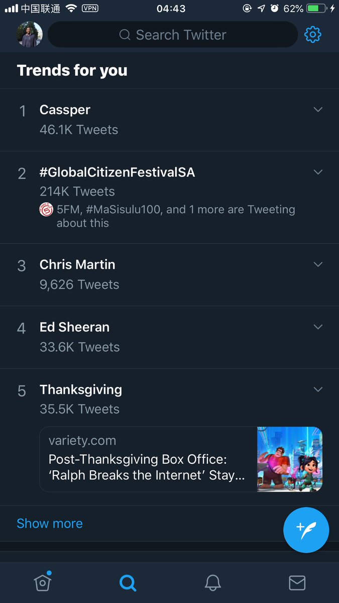 ubisi_comfort's tweet photo. We were complaining that #FillUpMosesMabida wasn’t trending yesterday, look at what’s happening now 😊🦁🦁🦁 @CassperNyovest
#GlobalCitizenFestivalSA https://t.co/CqJFEUtn7U