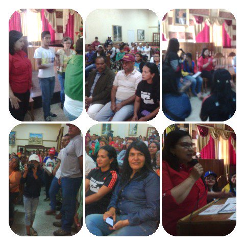 clapsabanagrand's tweet photo. Encuentro con la Gobernadora Almiranta Carmen Melendez y los candidatos a Concejales 2018 en el #McpioAEB estado #Laray el pueblo congregado donde prevaleció las orientaciones políticas en el contexto #SoyComunicadorClap @NicolasMaduro @ClapAEBoficial https://t.co/5cX4zbSzzj