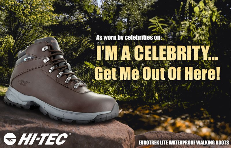 GO Outdoors (@gooutdoors) on Twitter photo Black Tag Event: <a href="/HiTecEurope/">HiTec Outdoor Europe</a> Eurotrek Lite Walking boots as worn by the campmates on #ImaCeleb are just £45 until December 18th! (Usually £55)
gooutdoors.co.uk/search/go?view… Black Tag Event: <a href="/HiTecEurope/">HiTec Outdoor Europe</a> Eurotrek Lite Walking boots as worn by the campmates on #ImaCeleb are just £45 until December 18th! (Usually £55)
gooutdoors.co.uk/search/go?view…