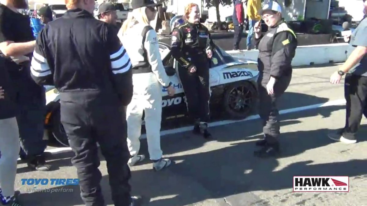 Congratulations @ShiftUpNow P2&P5 in class at the end of the #25hoursofthunderhill #WomeninMotorsport #Racing ##NASA25Hour @Lucas_Oil and P1 @FlyingLizard_MS #endurance