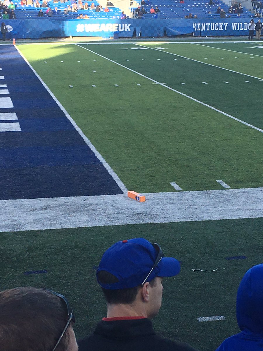 <a href="/KHSAA/">KHSAA Main</a> this is unacceptable. During the middle of the 5A state championship game! No refs even bothered to fix this pylon. These kids are out here leaving their blood sweat and tears on the field only to have it like this? Someone could get seriously hurt or killed. Fix this.