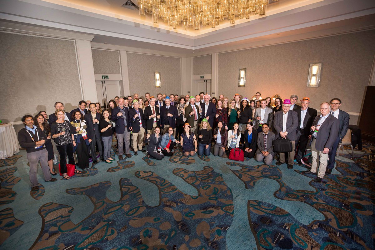 PennMedNews's tweet photo. It's become a @PennCancer tradition to celebrate FDA approvals with a flash mob, and this time, we brought the party to #ASH18. Congrats to @PennMedicine's Dr. Alexander Perl, who led the trials that resulted in @US_FDA approval of gilteritinib. #ASHFlash https://t.co/W4aipo8Czr