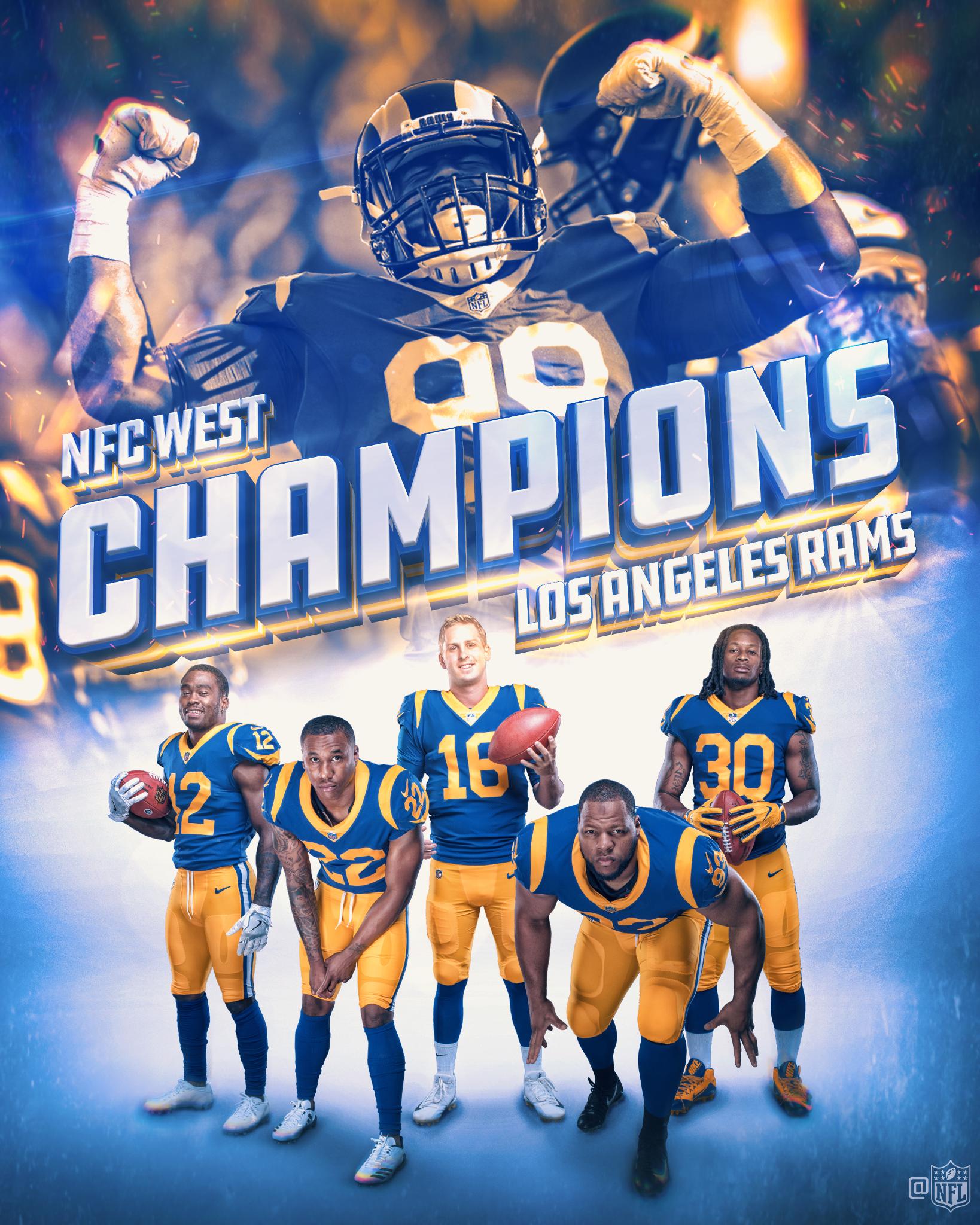 NFL on X: The @RamsNFL have CLINCHED the NFC West! #LARams   / X