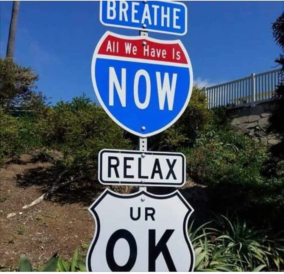 KingMindfulmind's tweet photo. Heed the signs to less stress and a peaceful life! https://t.co/d1aM0ejOcQ