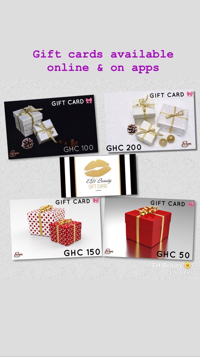 EHBeautyStore1's tweet photo. Want to buy something for your loved ones? But don’t know what to buy? 🤷🏽‍♀️ Get them an e-gift card from us to enable them shop what they like from this store and make payment with the e-gift card.
No excuse of I didn’t know what to buy you 😜 tag them/ send them the posts https://t.co/jsZmUUOTvt