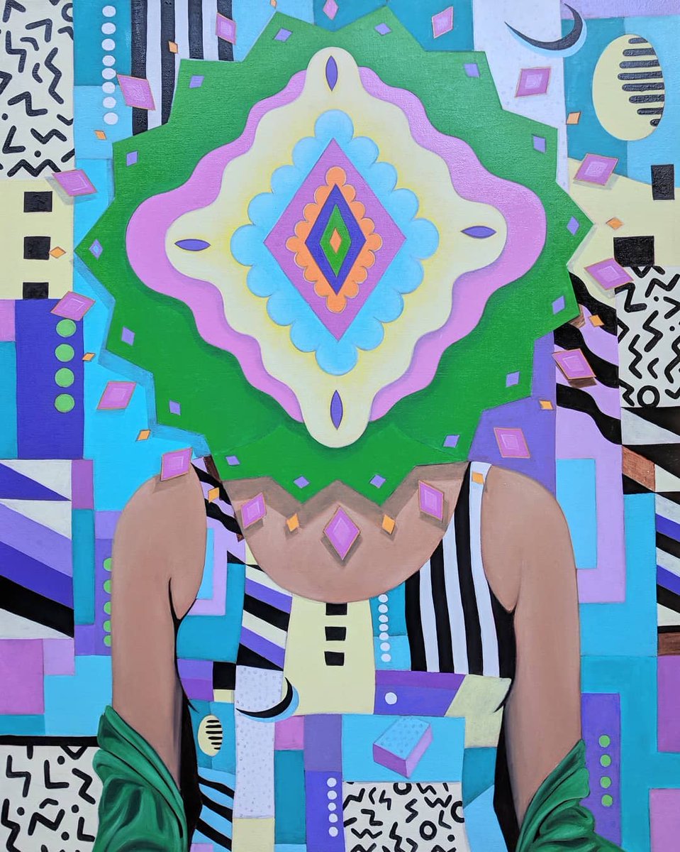 InfiniteBit's tweet image. "Hakuna Matata" oil on canvas. 
Work in progress by Ivan Mandala