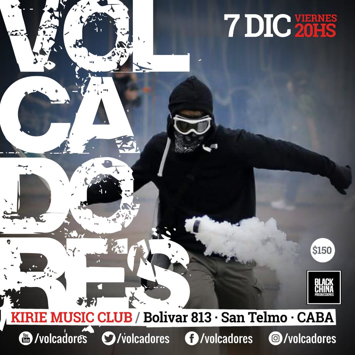 BlackChinaProd3's tweet photo. Este Viernes 7/12 en #KirieMúsic a las 20hs https://t.co/D2DpGYXvqJ
