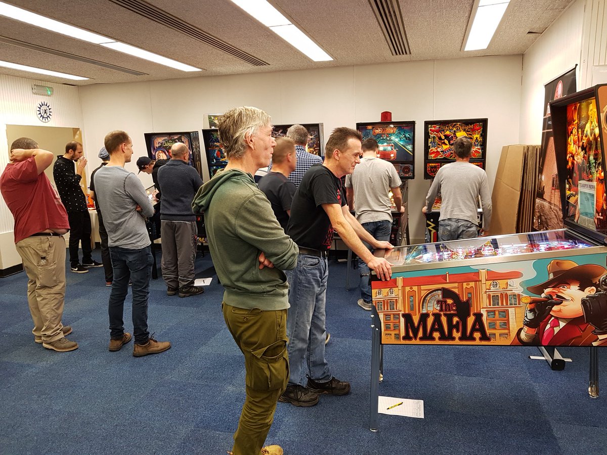 TeamPinball's tweet image. Great #pinball day for the 2nd South West League meetup at @TeamPinball HQ! 
Thanks to everyone for coming over!