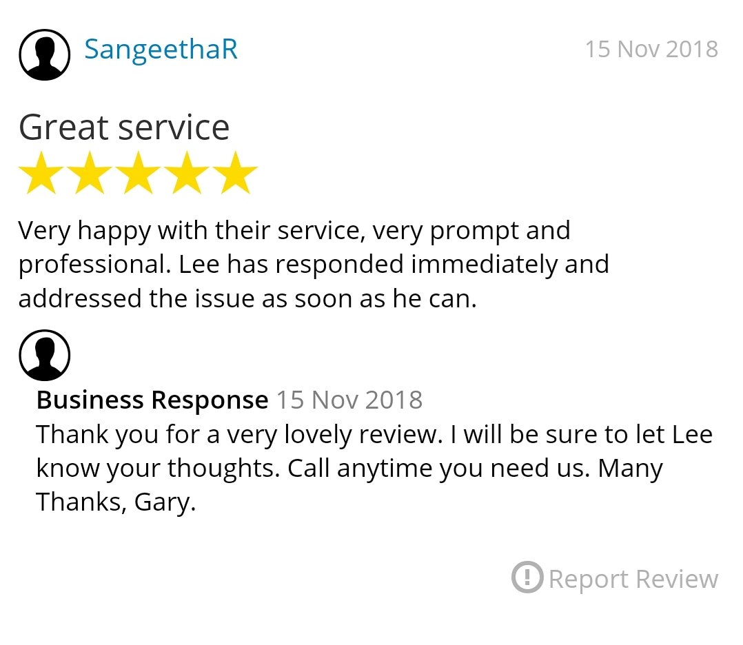 Day 9 of sharing customer reviews.
Sangeetha used Sabre for the first time recently. Here's what she had to say about one of our engineers, Lee.

Many thanks for the review Sangeetha!
#sheffield #southyorkshire #derbyshire #chesterfield #yorkshire #heating #gasengineer #gas