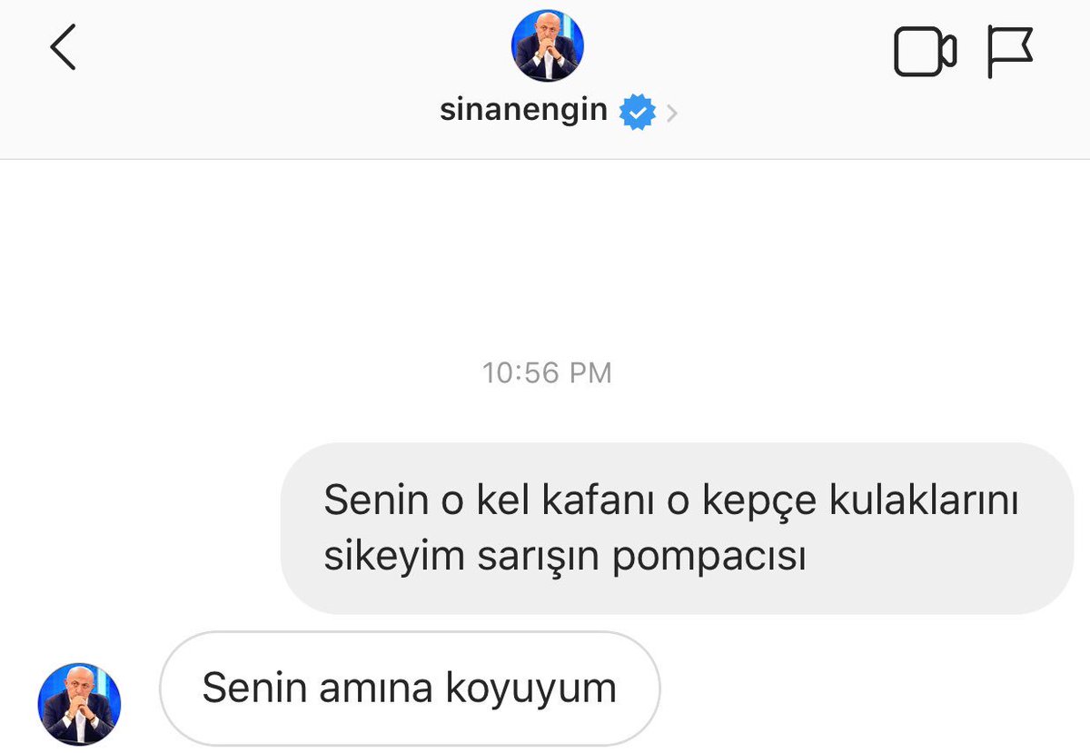Az önce yurtdışından bir takipçim yolladı. Canlı yayında sinan enginin yazdığı küfür😳 | <a href="/ertemsener/">Ertem Şener</a> cünayt çakır abdurrahim albayrak galatasaray