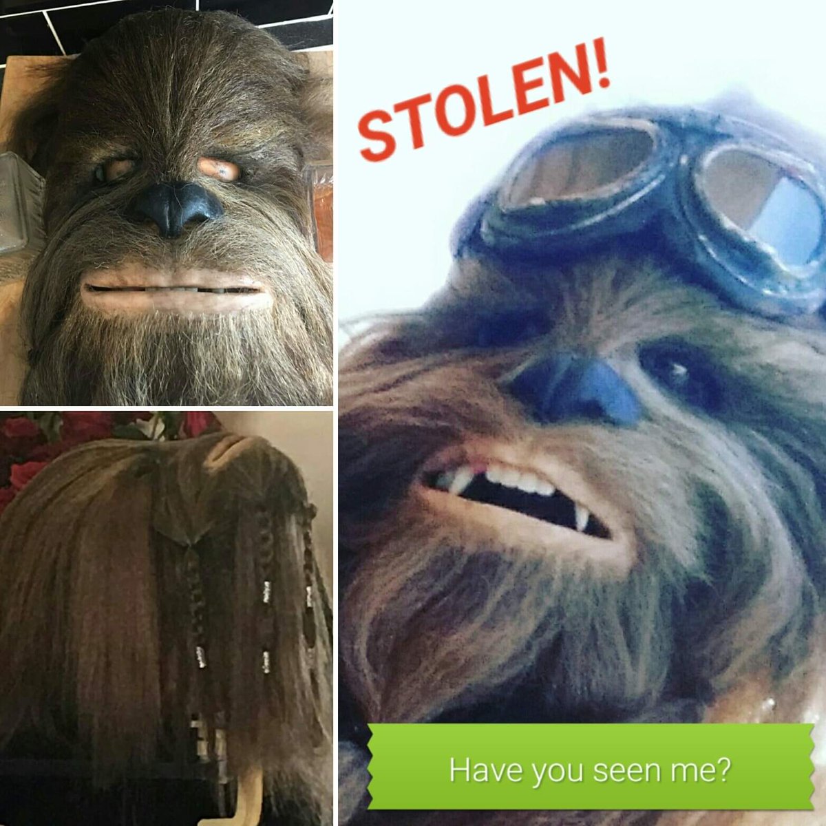 URGENT HELP JokerSquadUK have had their Namba mask taken while at the For the Love of Sci Fi convention this weekend. To whoever has stolen it please return it.This is funded out of someone's own money and is used to raise money #StarWars #Namba #JokerSquadUk #Fortheloveofscifi