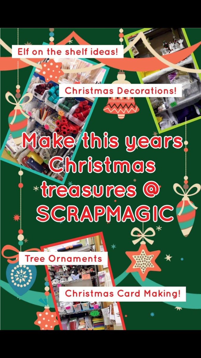 It's officially the festive season! This year get inspired by <a href="/ScrapMagic1/">Scrap Magic</a> for your Christmas treasures 🎄🎅⛄🌟