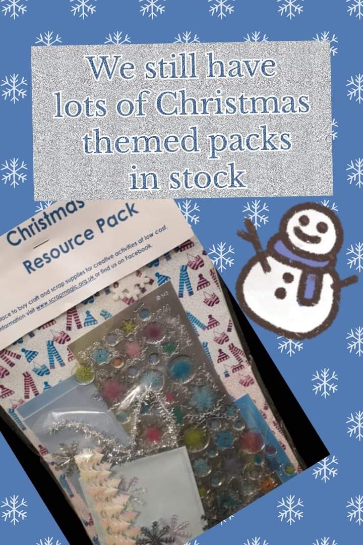 Pop down to see us Tuesday, Wednesday, Thursday and Saturday 10am to 1pm and pick up our Christmas Craft packs, ideal as stocking fillers and to keep the kids busy on wet weather days ☔