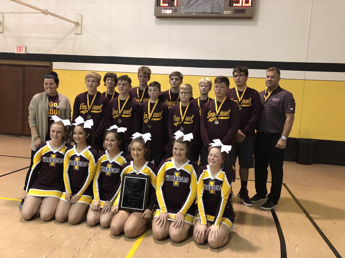 BLongmeier's tweet photo. Immanuel Lutheran 8th Grade boys are Danville tourney champs 🏀🏆🥇@SEYMOUROWLS1 @SeymourHoops https://t.co/mZzaQiV72L